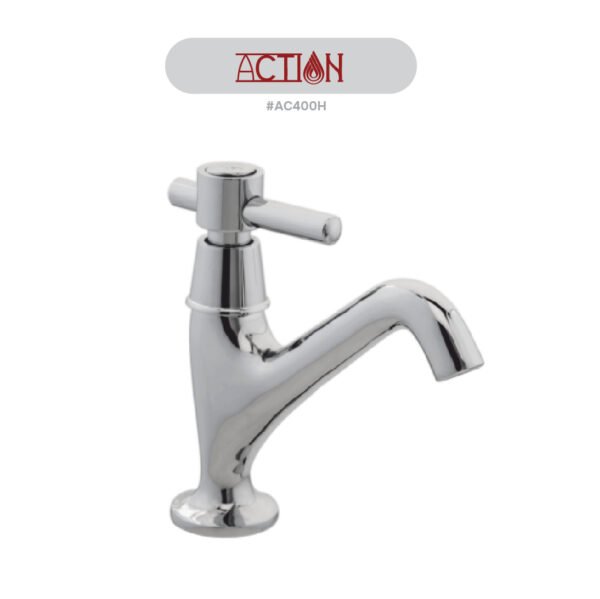 P4® ACTION PILLAR COCK HIGH NECK #AC400H